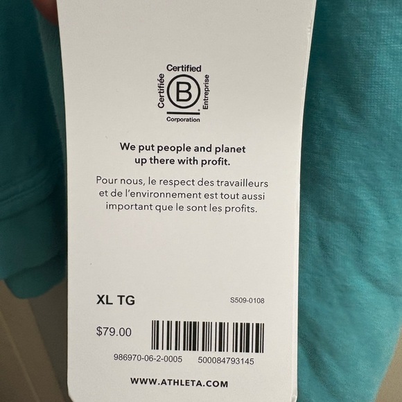 NWT Athleta Sundown Sweatshirt - Picture 4 of 5